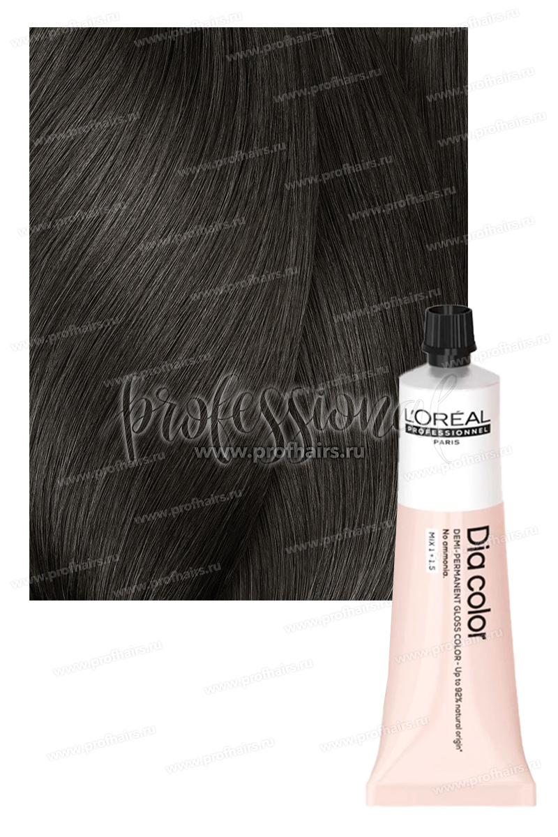 L'Oreal Dia Color Краситель-блеск демиперманентный 5 Светлый шатен 60 мл.