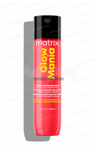 Matrix Total Results Glow Mania Бессульфатный шампунь для защиты цвета тусклых и окрашенных волос 300 мл.