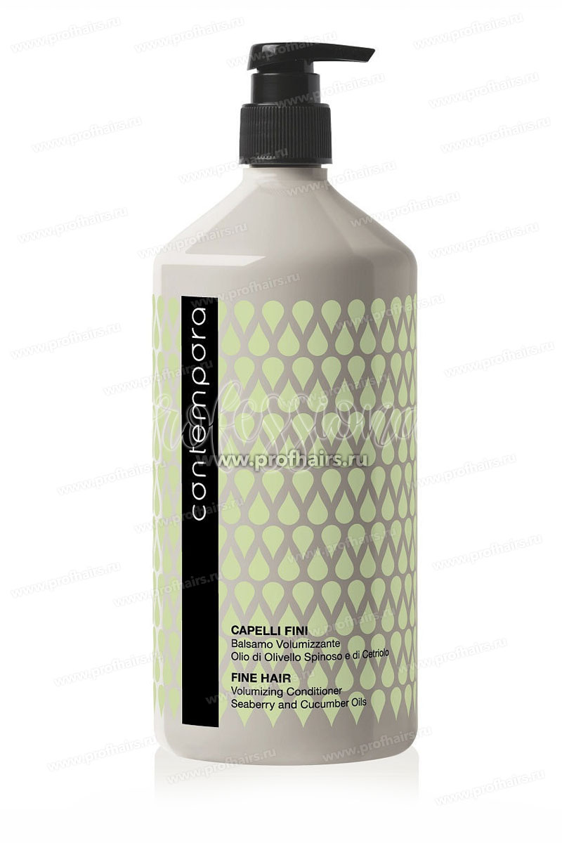 Barex Contempora Fine Hair Conditioner Кондиционер для придания объема с маслом облепихи и огуречным маслом 1000 мл.