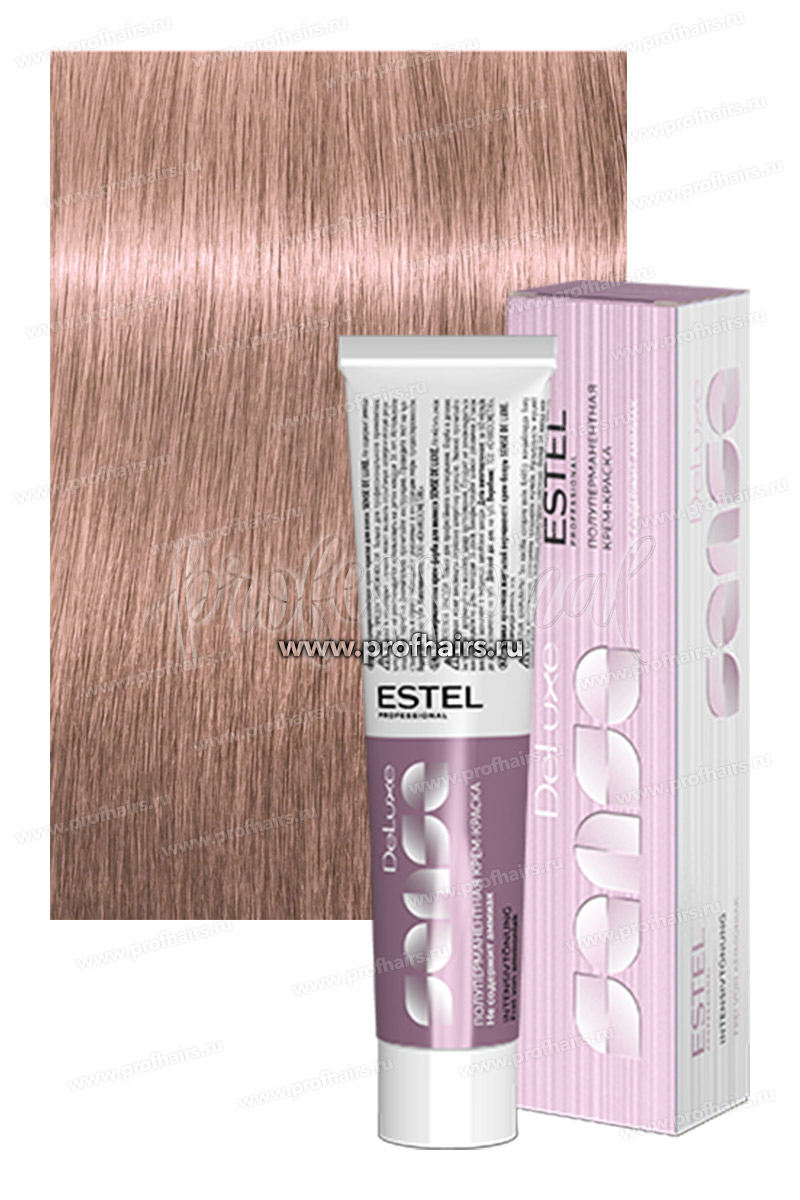 Estel Sense DeLuxe 9/65 Блондин фиолетово-красный Полуперманентная крем-краска 60 мл.