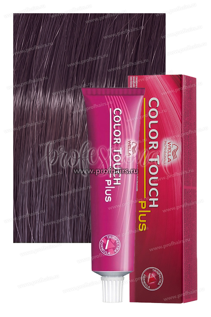 Wella Color Touch Plus 55/06 Пион  Оттеночная крем-краска покрытие седины 70%  60 мл.