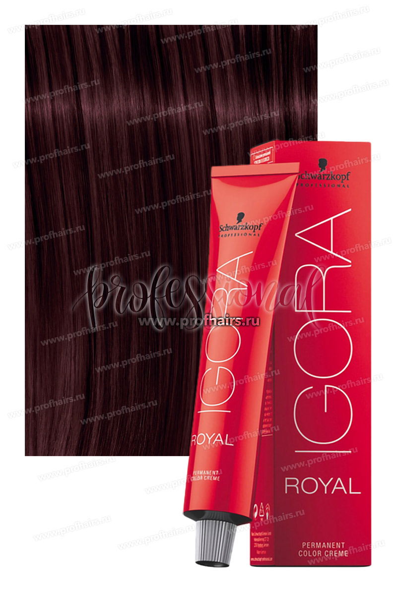 Schwarzkopf Igora Royal NEW 4-88 Краска для волос Средний коричневый красный экстра 60 мл.