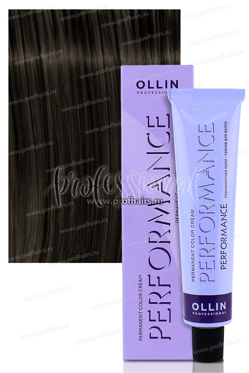 Ollin Performance 4/09 Шатен прозрачно-зелёный 60 мл.