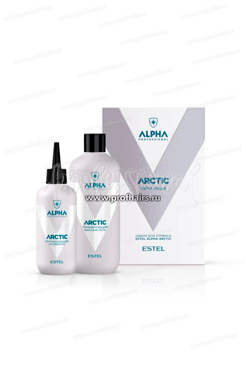 Estel Alpha Arctic Набор для сервиса "Сила льда": Тонизирующий массаж-гель 400 мл.+Охлаждающий активатор 200 мл.