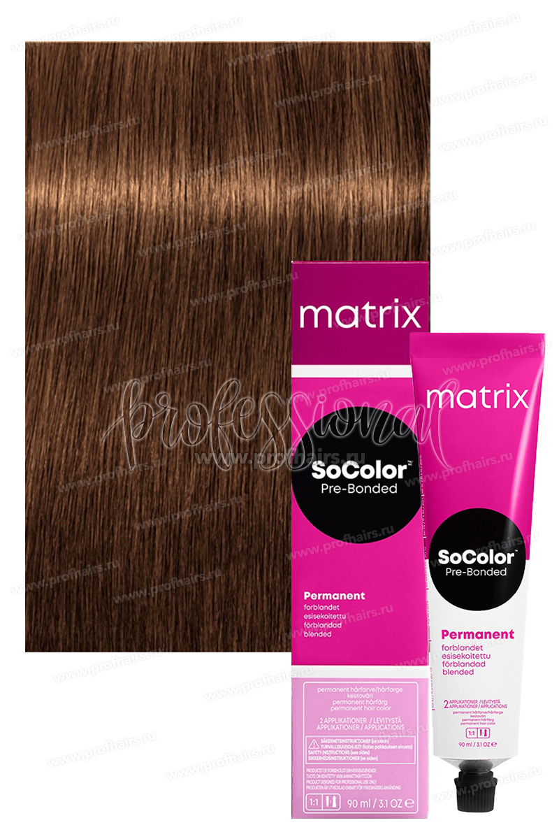 Matrix SoColor Pre-Bonded 7W Блондин теплый 90 мл.