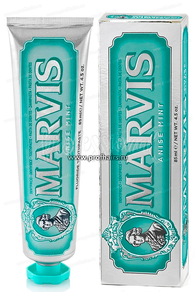 Marvis Зубная паста Anise mint Мята и анис 85 мл.