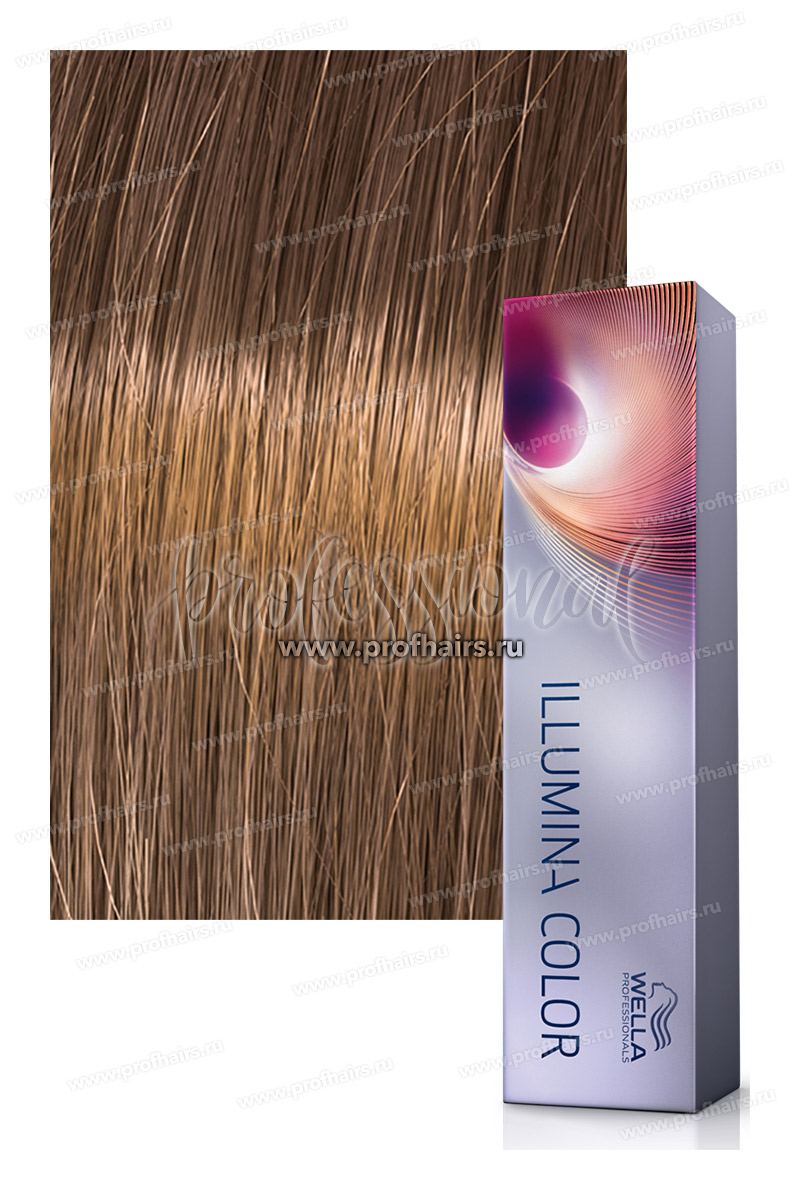 Wella Illumina Color 7/35 Блонд золотисто-махагоновый Стойкая краска для волос 60 мл.