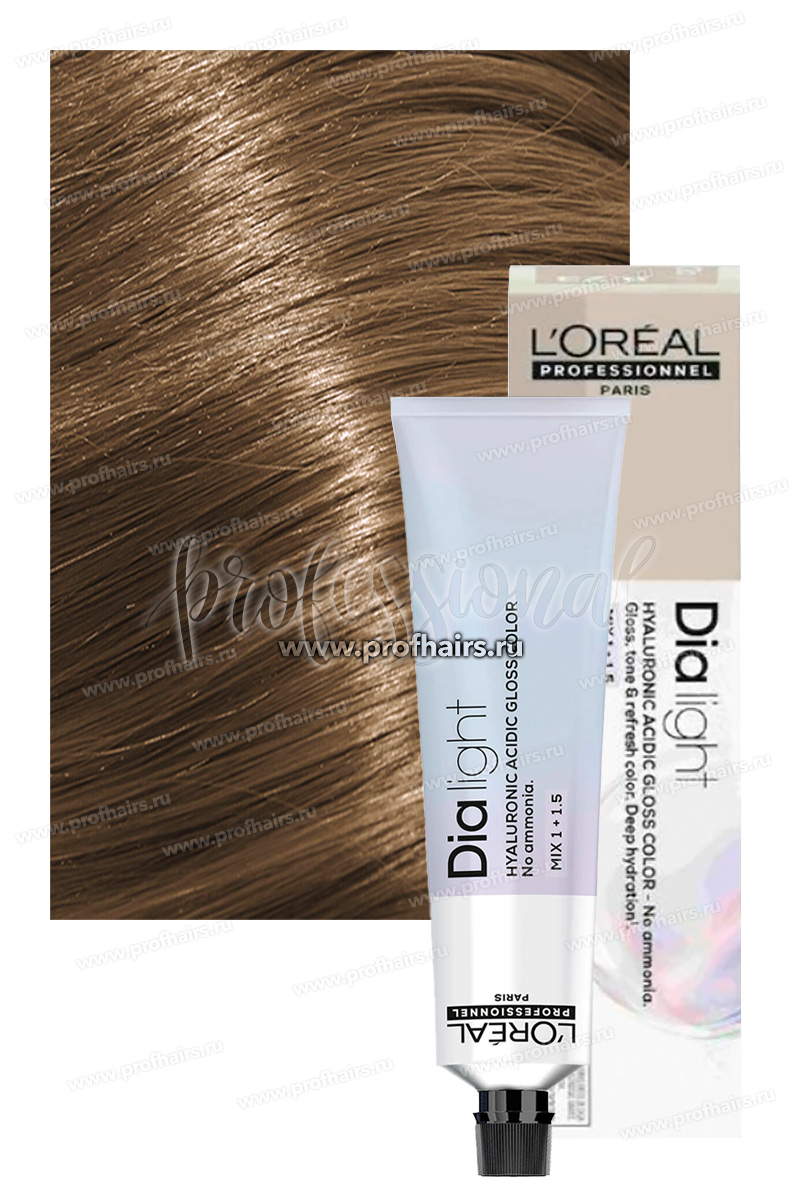 L'Oreal Dia Light Краска для волос 7.23 Блондин перламутрово-золотистый 60 мл.
