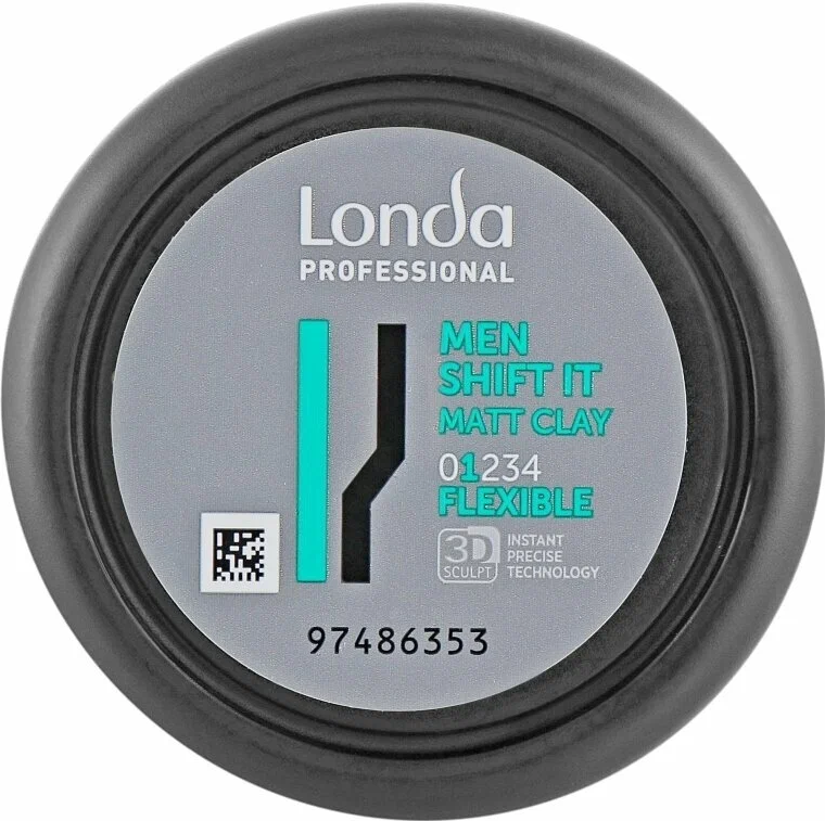 Londa Стайлинг Shift It Матовая глина для волос нормальной фиксации 75 мл.