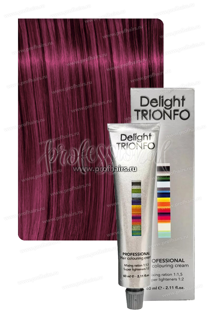Constant Delight Trionfo Стойкая крем-краска для волос 6-89 Темно-русый красно-фиолетовый 60 мл.