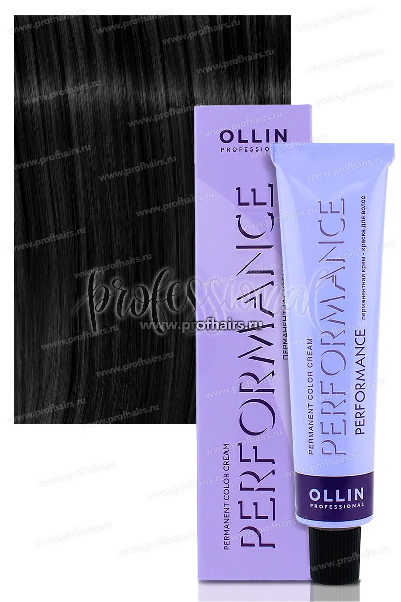Ollin Performance 2/0 Чёрный натуральный 60 мл.
