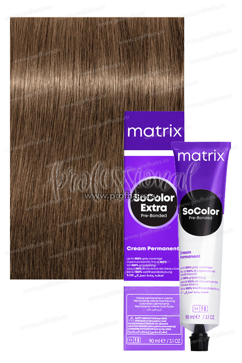 Matrix SoColor Pre-Bonded 508N/8.00 Светлый блондин 90 мл.