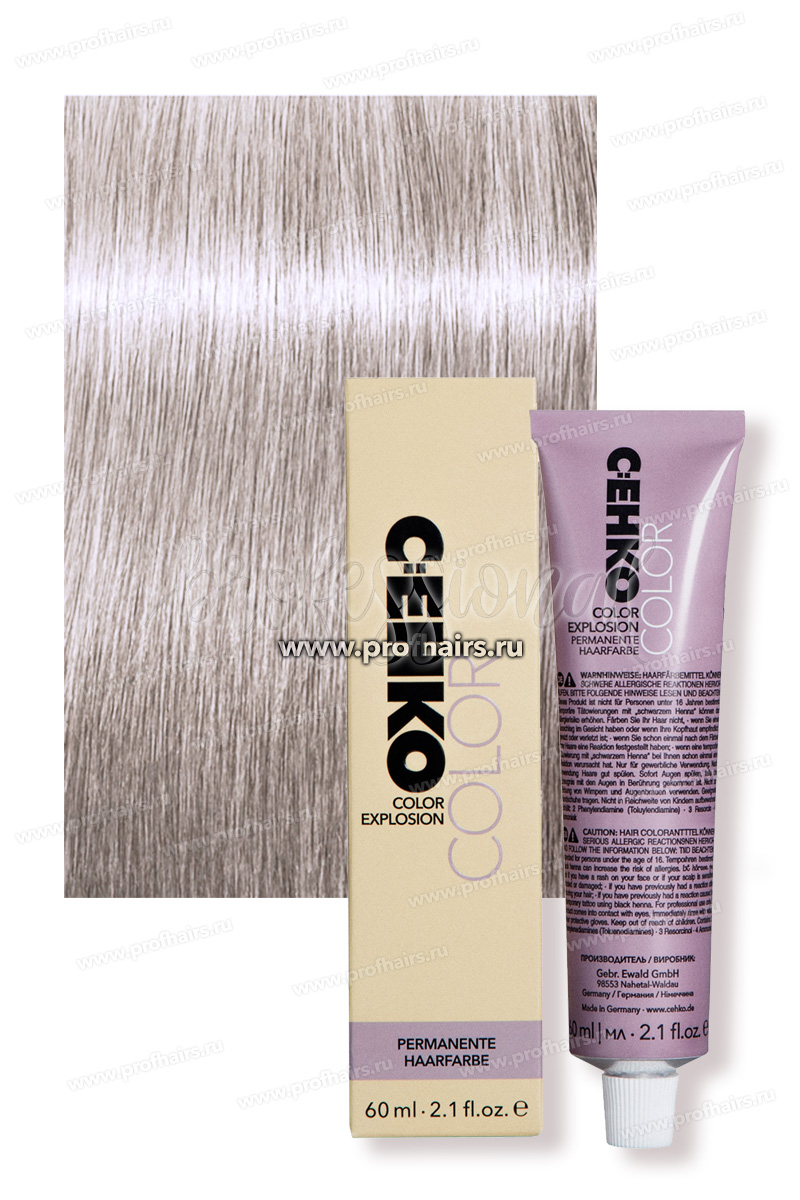 C:EHKO Color Explosion 12/82 Фиолетово-пепельный блондин Крем-краска для волос 60 мл.