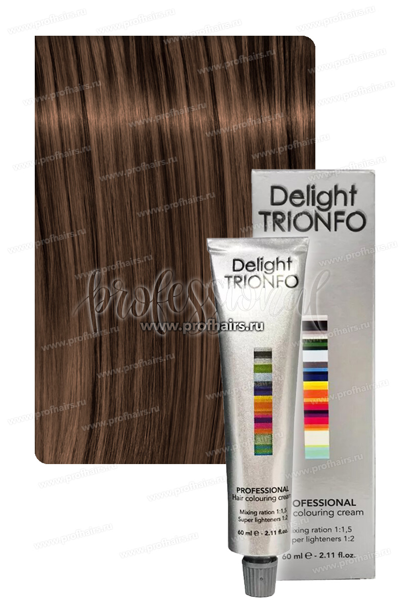 Constant Delight Trionfo Стойкая крем-краска для волос 6-68 Темно-русый шоколадно-красный 60 мл.