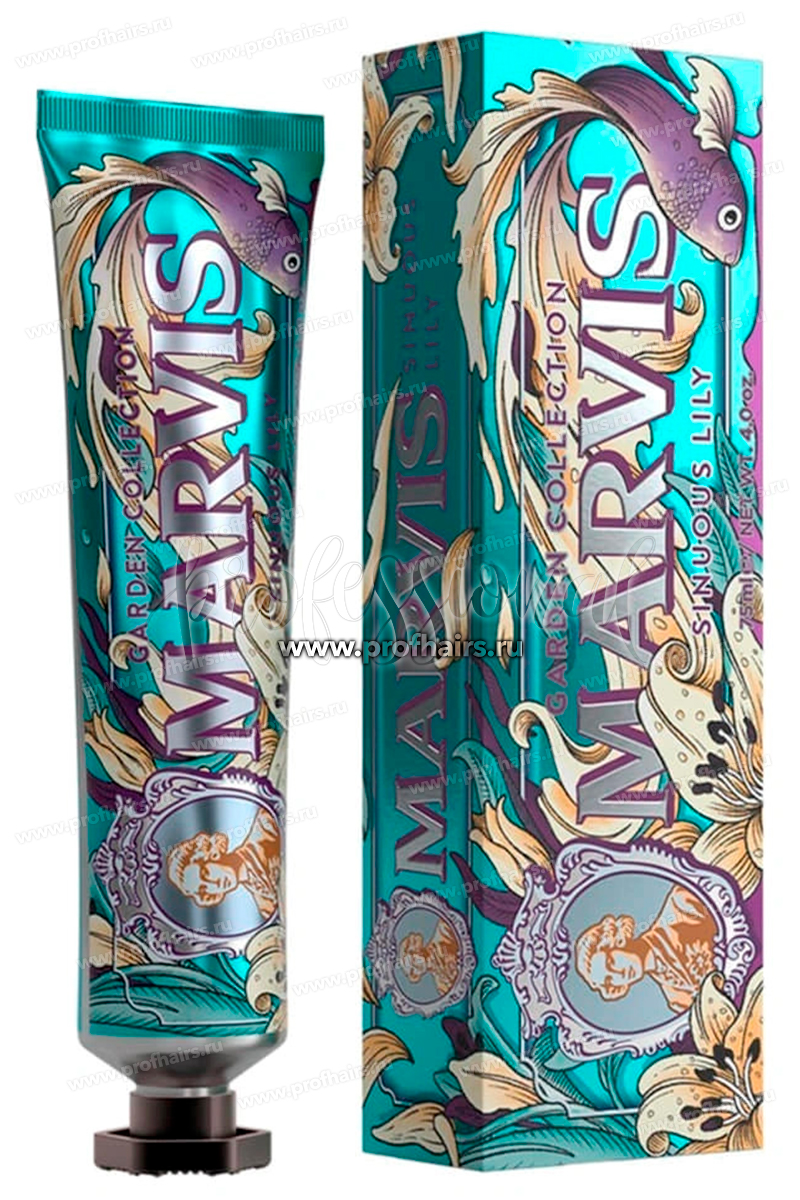 Marvis Зубная паста Garden collection Sinuous Lily Извилистая лилия 75 мл.