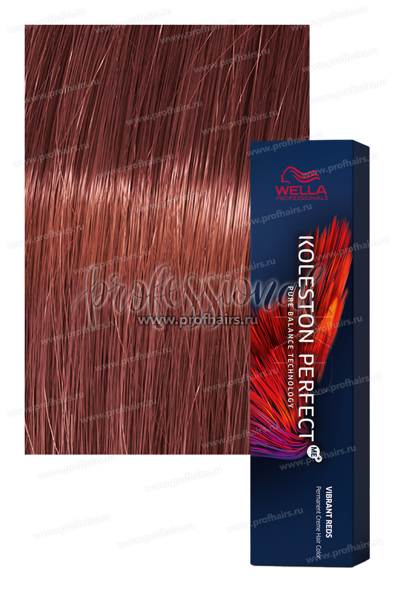 Wella Koleston Vibrant Reds 6/45 Темный блонд красный махагоновый Темно-красный гранат 60 мл.