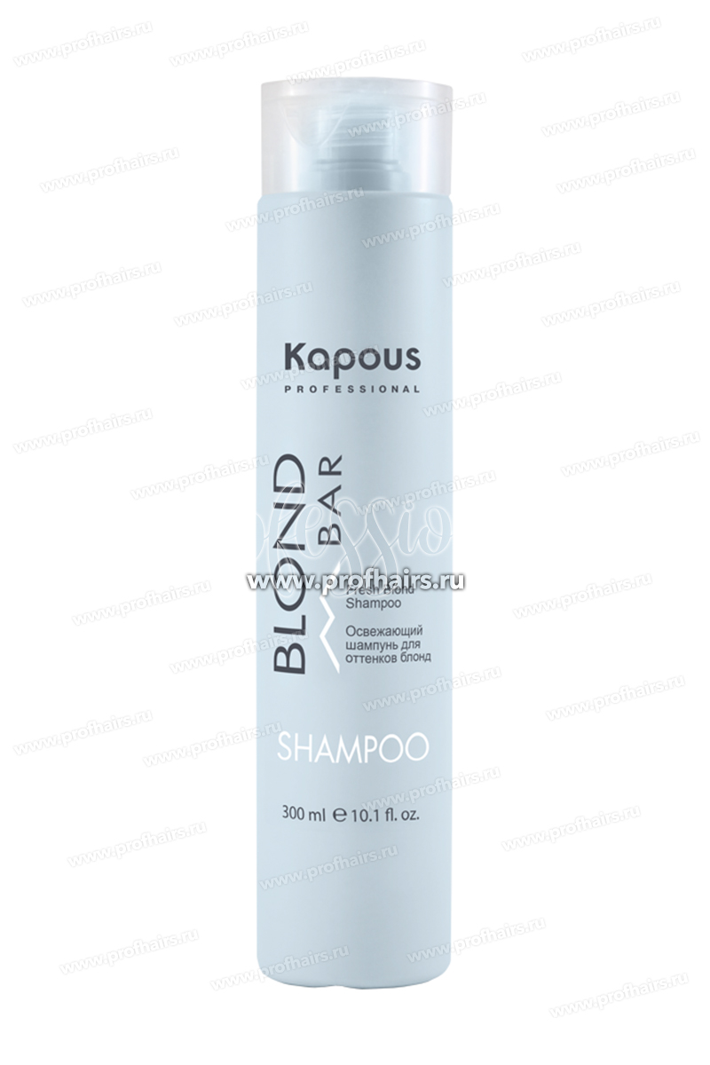 Kapous Blond Bar Освежающий шампунь для волос оттенков блонд 300 мл.