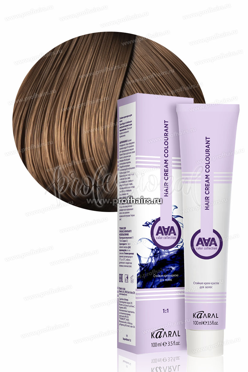 Kaaral AAA Стойкая краска для волос 8.85 Светлый бежево-розовый блондин 100 мл.