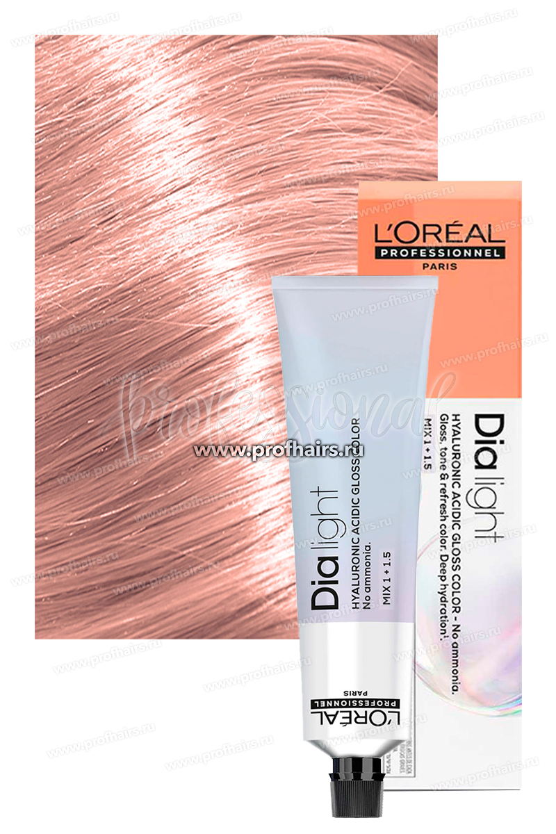 L'Oreal Dia Light Краска для волос 10.24 Очень-очень светлый блондин перламутрово-медный 60 мл.