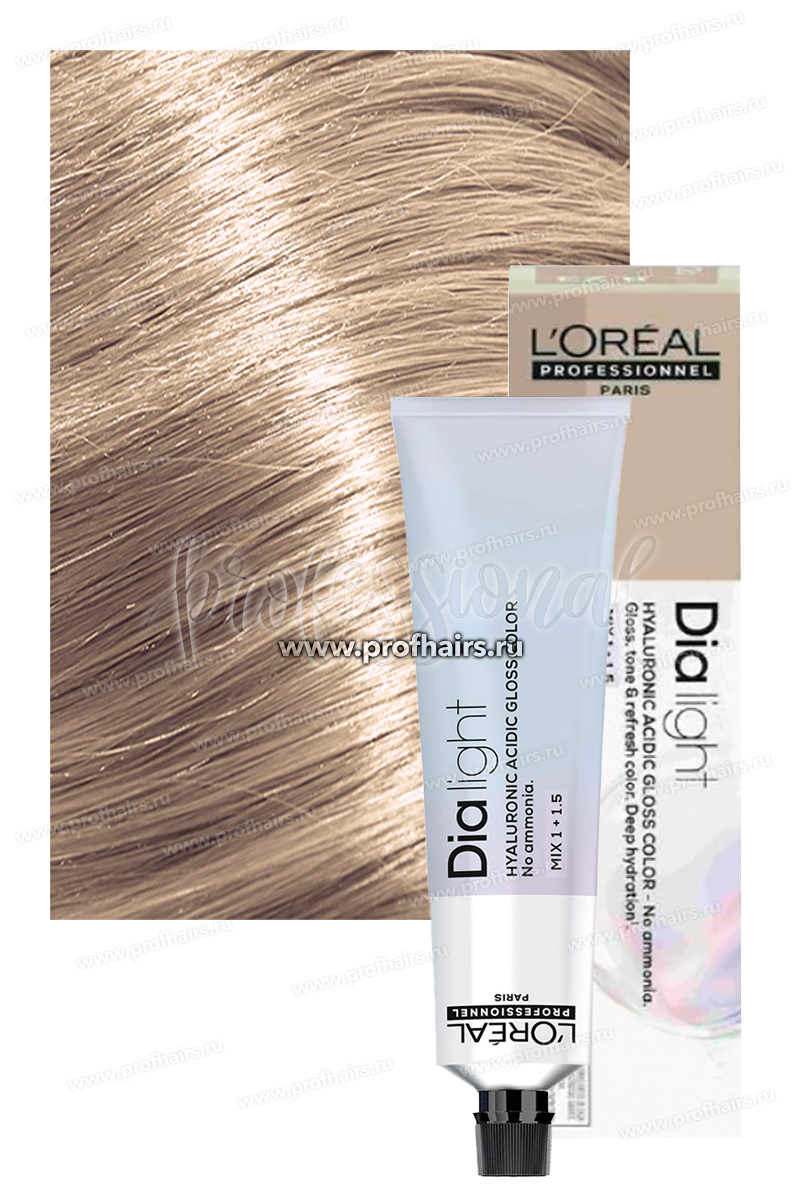 L'Oreal Dia Light Краска для волос 10.32 Очень-очень светлый блондин золотисто-перламутровый 60 мл.