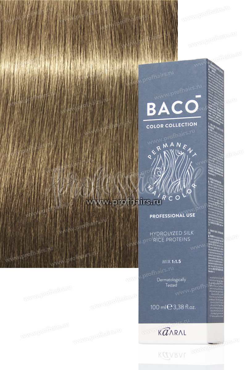 Kaaral Baco Стойкая краска для волос 9.00 Очень светлый интенсивный блондин 100 мл.