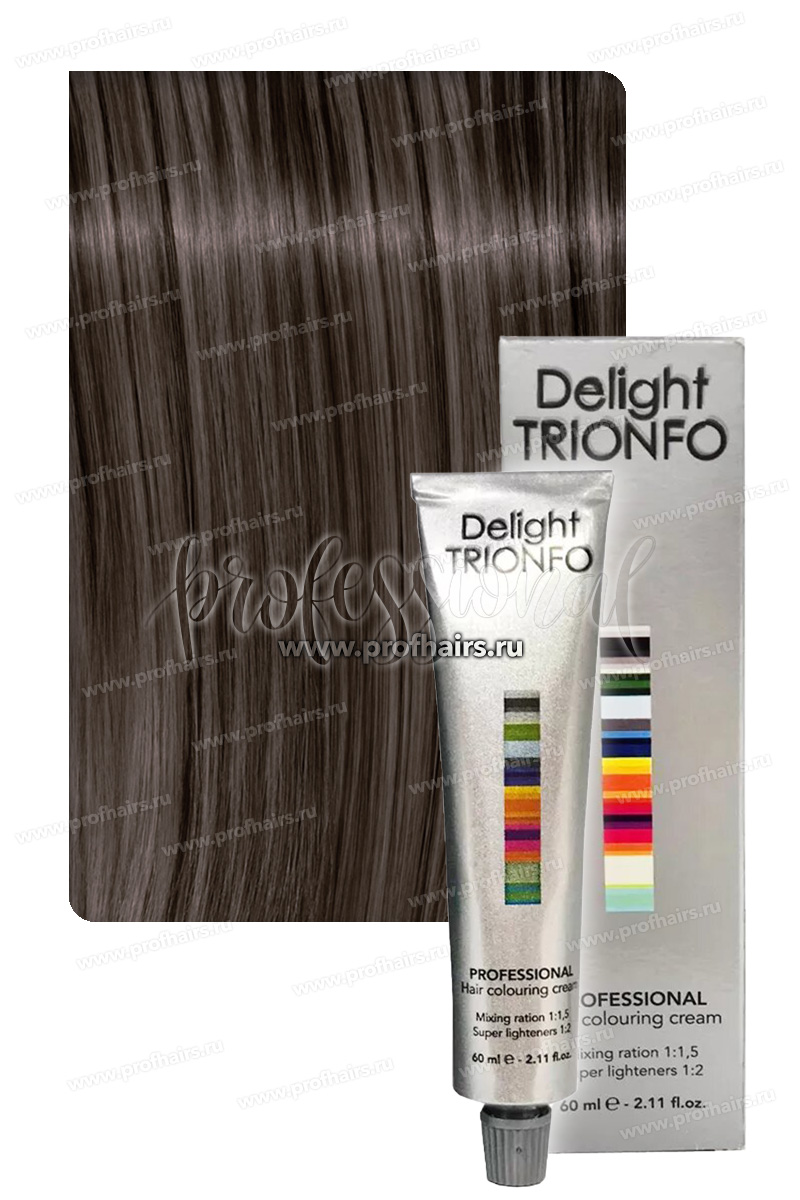 Constant Delight Trionfo Стойкая крем-краска для волос 6-2 Темно-русый пепельный 60 мл.