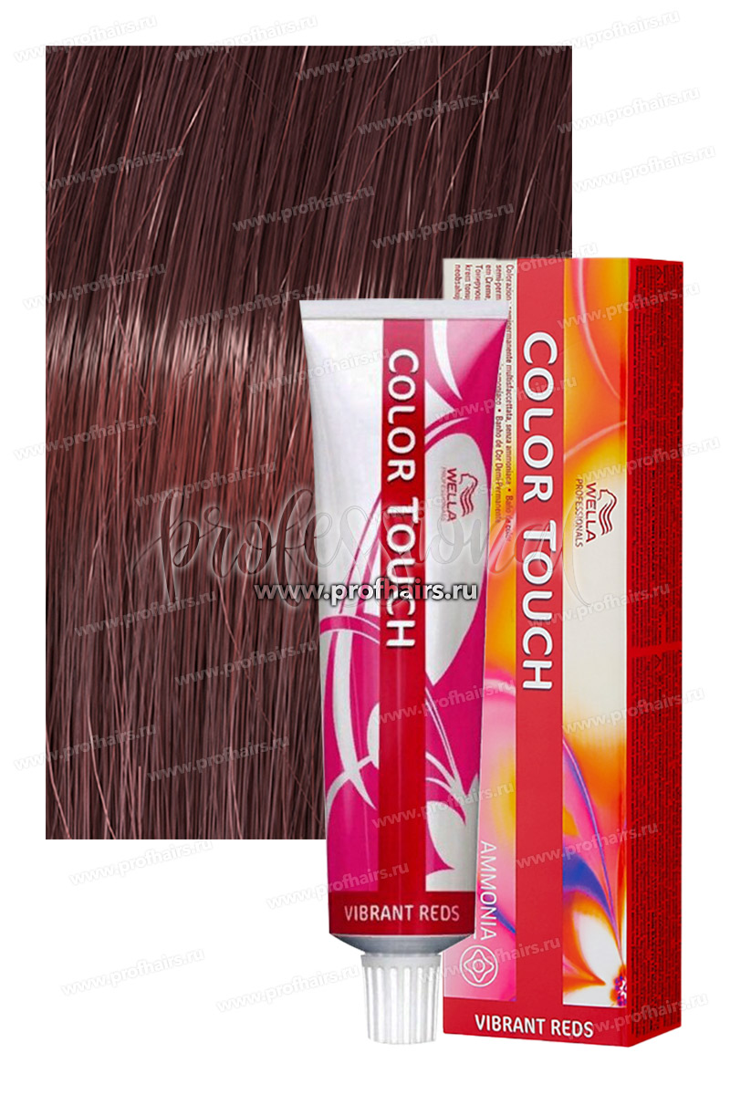 Wella Color Touch Vibrant Reds 66/45 Красный бархат Оттеночная крем-краска 60 мл.