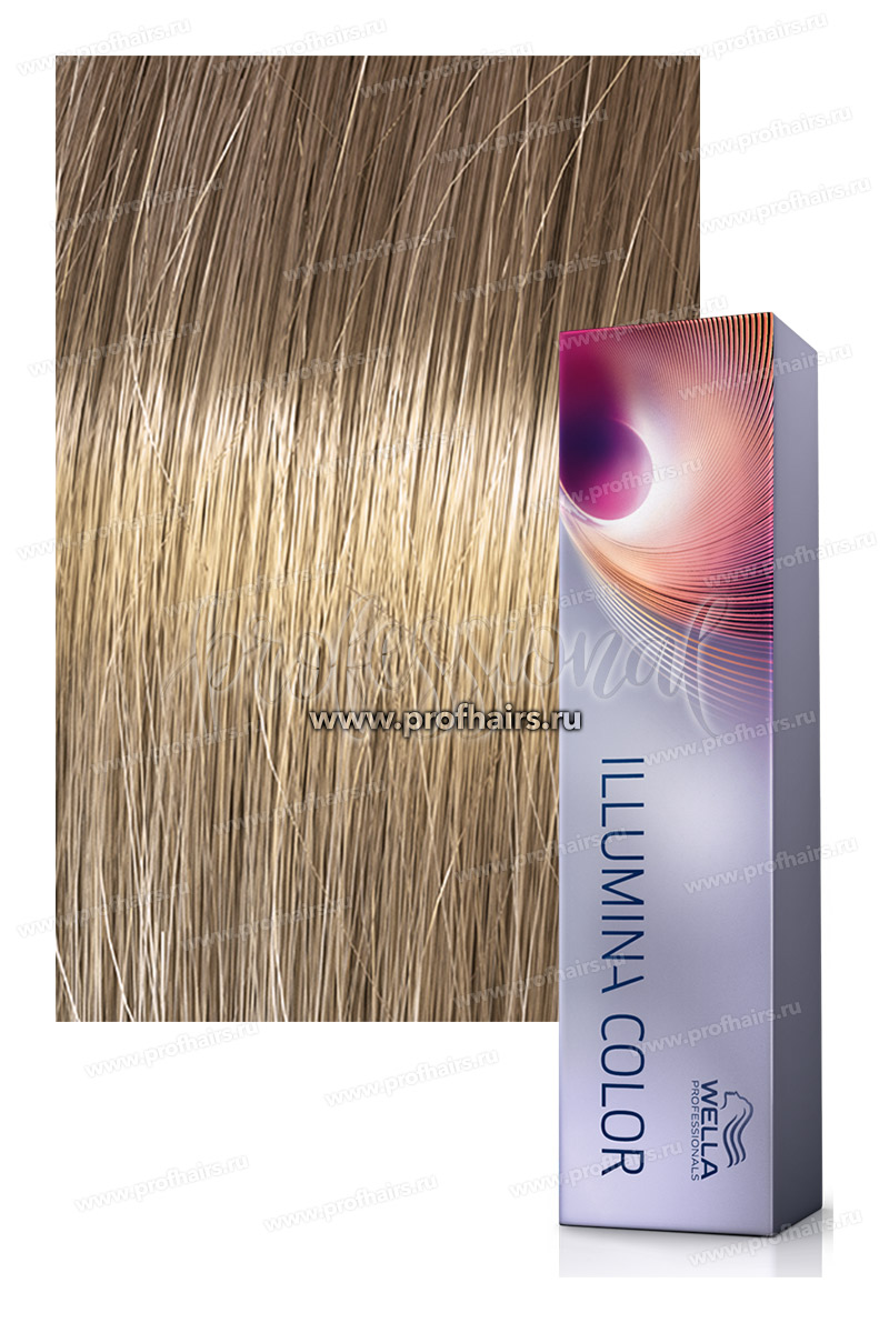 Wella Illumina Color # 8/1 Светлый блонд пепельный Стойкая краска для волос 60 мл.