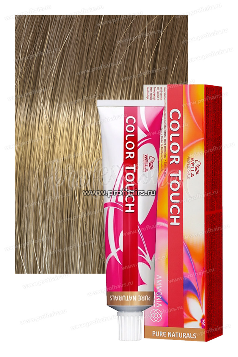 Wella Color Touch Pure Natural 8/0 Светлый блондин Оттеночная крем-краска 60 мл.