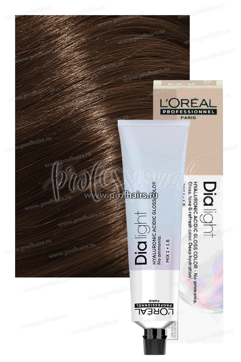 L'Oreal Dia Light Краска для волос 5.8 Светлый Шатен мокка 60 мл.