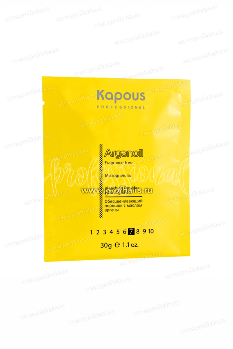 Kapous ArganOil Обесцвечивающий порошок с маслом арганы 30 г.