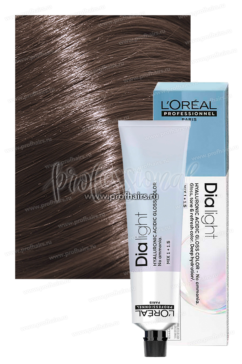 L'Oreal Dia Light Краска для волос 6.1 Темный блондин пепельный 60 мл.