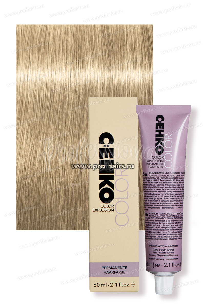 C:EHKO Color Explosion 10/00 Ультра-светлый блондин Крем-краска для волос 60 мл.