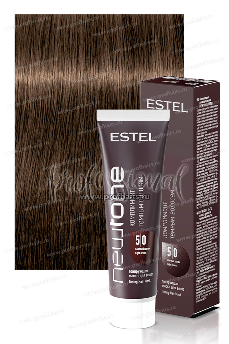 Estel NewTone 5/0 Светлый шатен. Тонирующая маска для волос 60 мл.