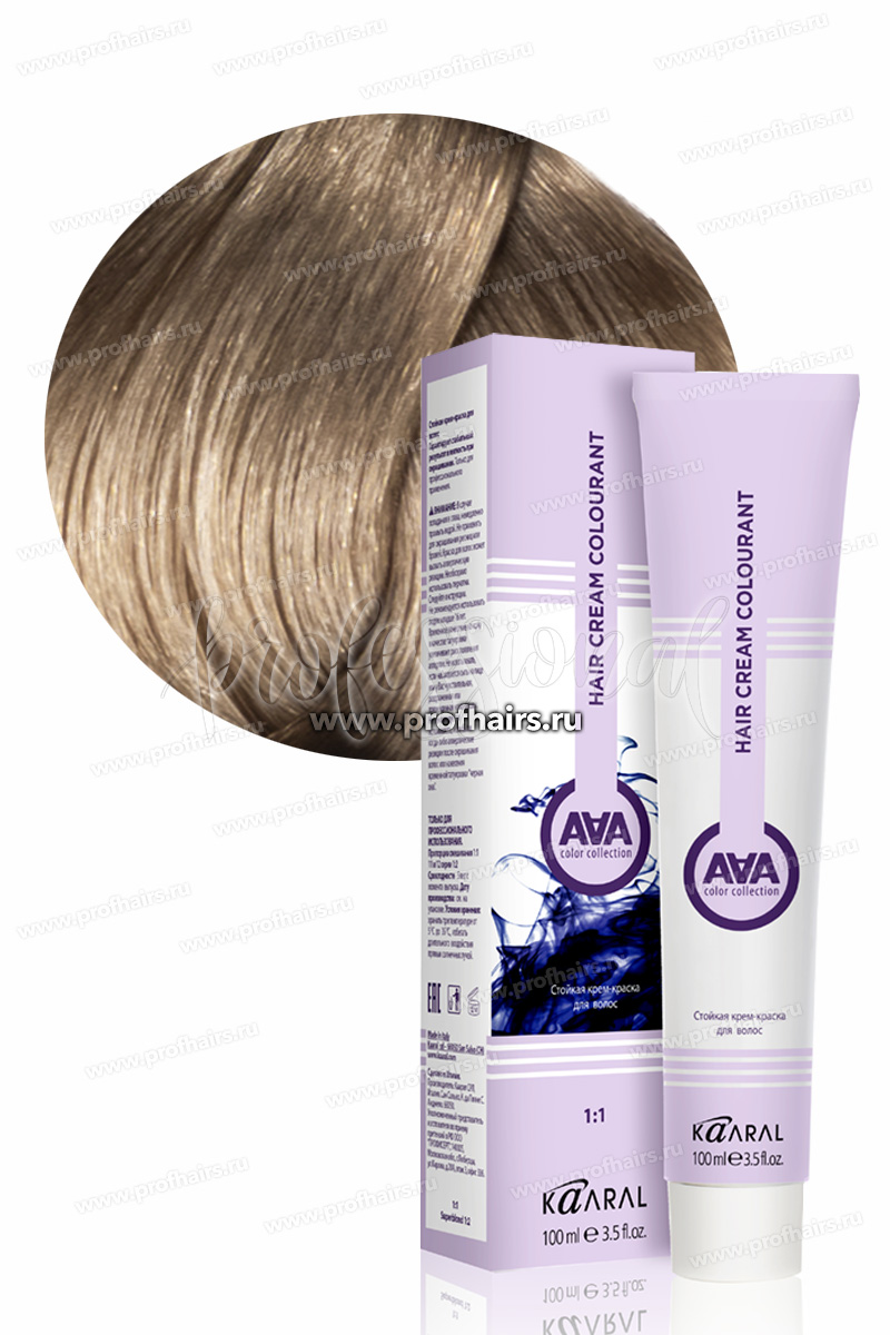 Kaaral AAA Стойкая краска для волос 12.20 Экстра светлый фиолетовый блондин 100 мл.