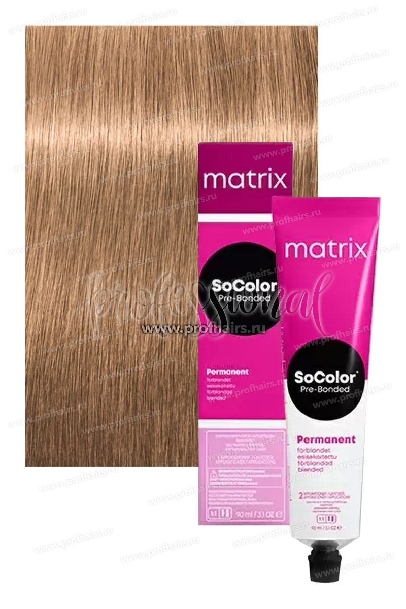 Matrix SoColor Pre-Bonded 10G Очень светлый блондин золотистый 90 мл.