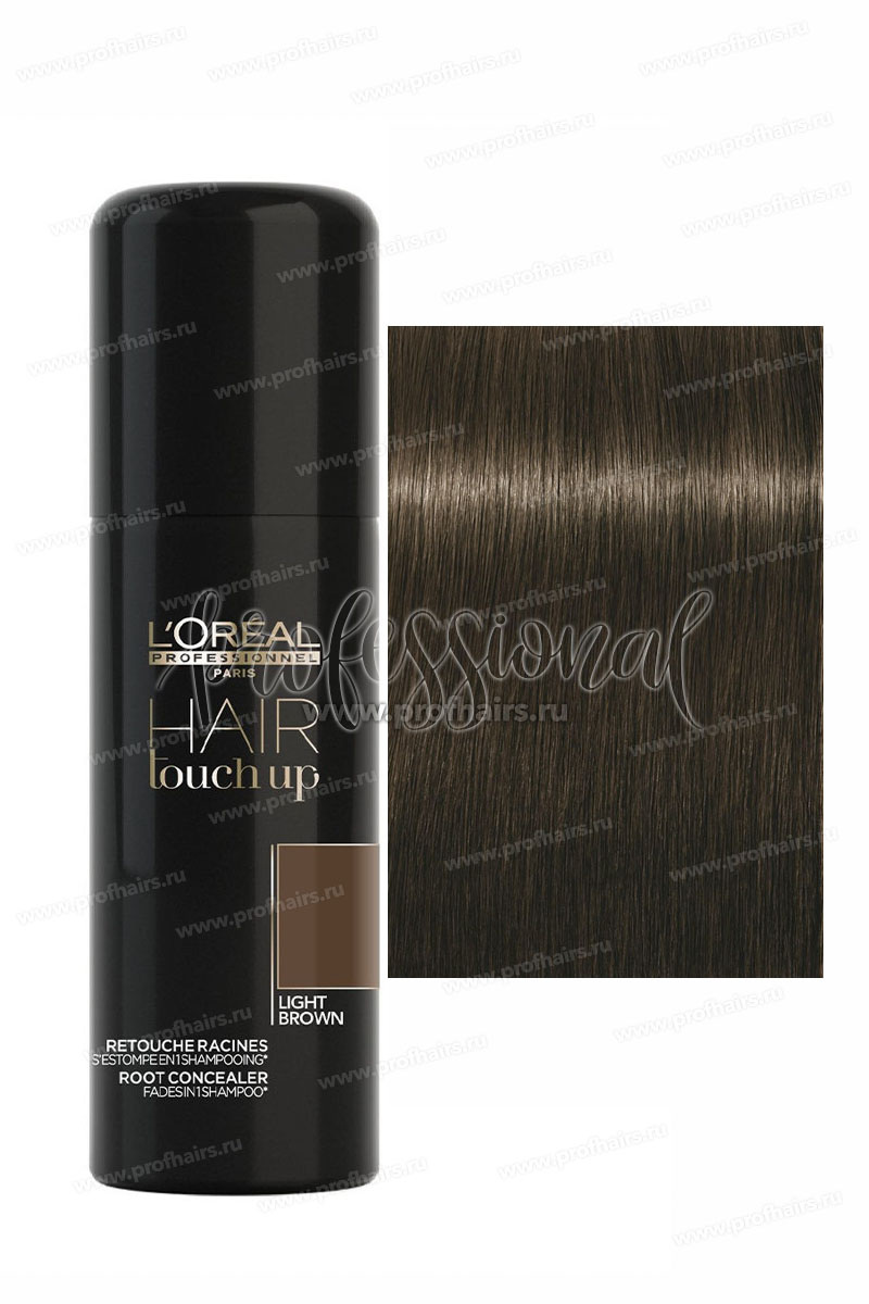L'Oreal Hair Touch Up Light Brown Профессиональный консилер для волос Светло-Коричневый 75 мл.