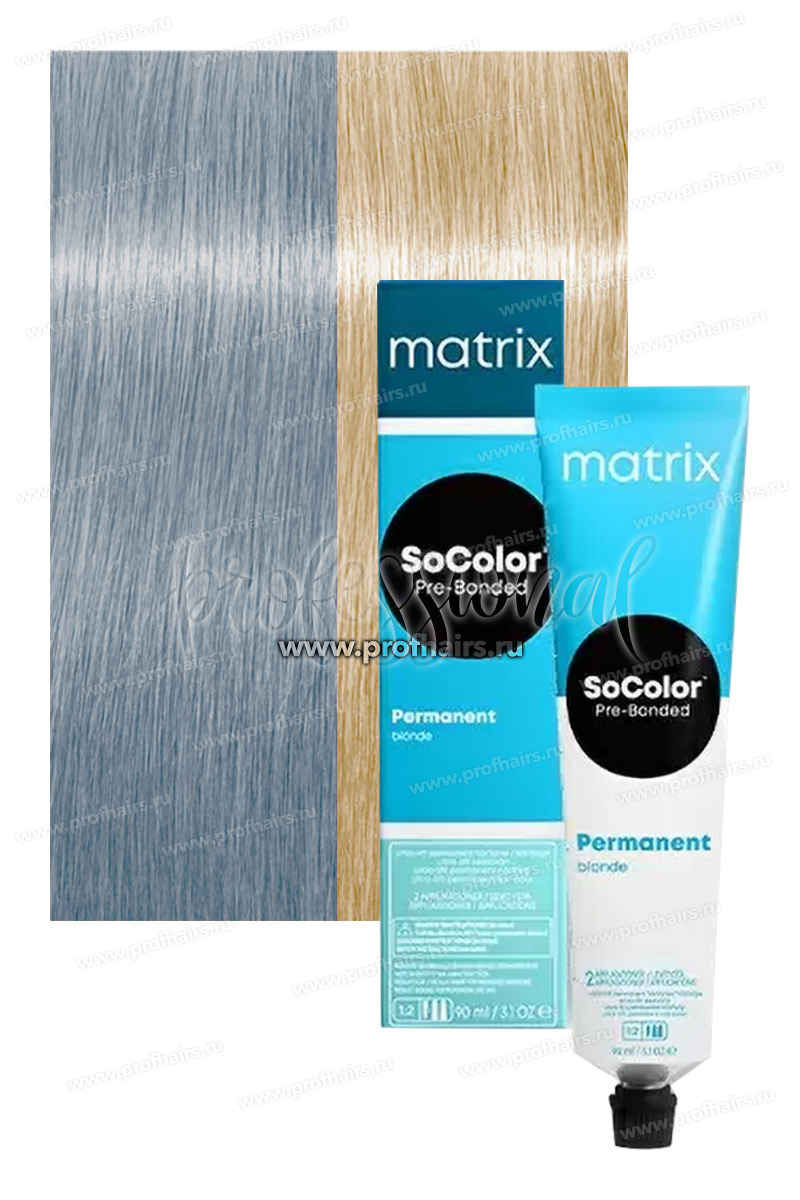 Matrix SoColor Pre-Bonded Ultra Blondes UL-A+ Пепельный плюс 90 мл.