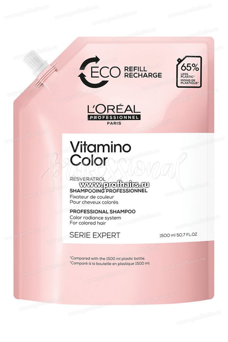 L'Oreal Vitamino Color Refill Шампунь для защиты цвета окрашенных волос 1500 мл.