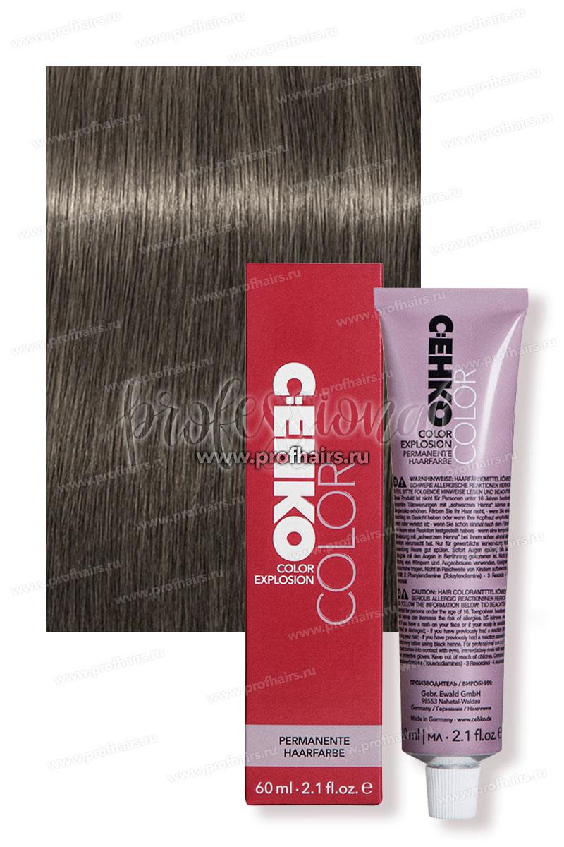 C:EHKO Color Explosion 7/2 Пепельный блондин Крем-краска для волос 60 мл.