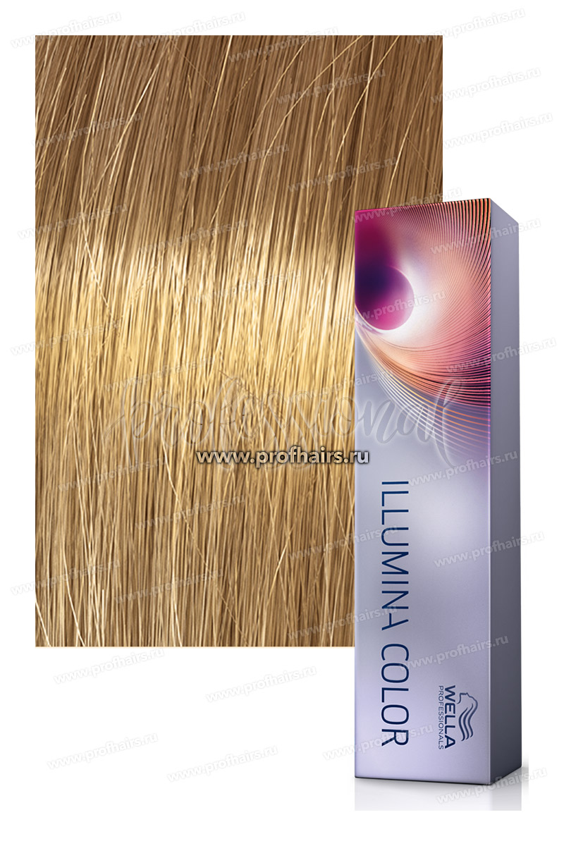 Wella Illumina Color # 8/38 Светлый блонд золотисто-жемчужный Стойкая краска для волос 60 мл.