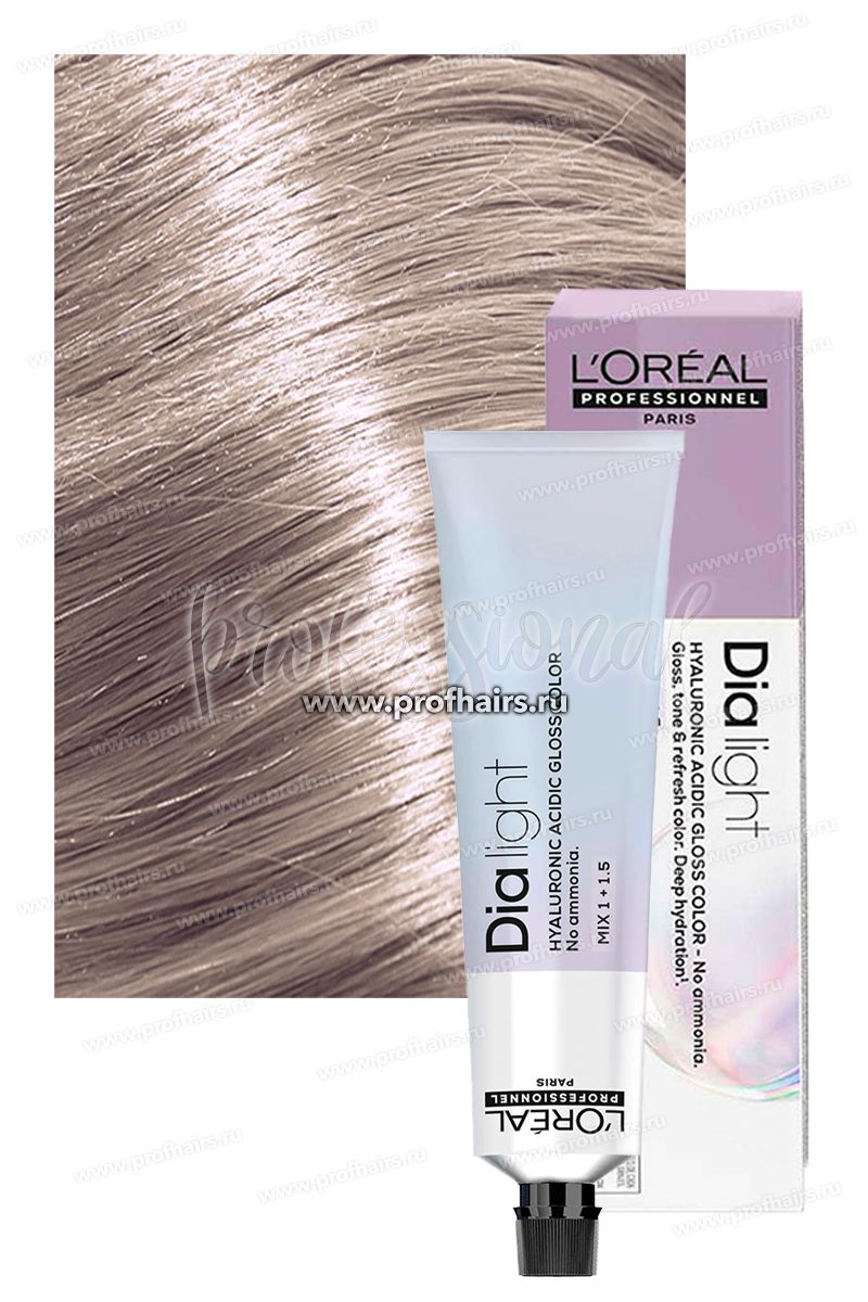 L'Oreal Dia Light Краска для волос 10.21 Очень-очень светлый блондин перламутрово-пепельный 60 мл.