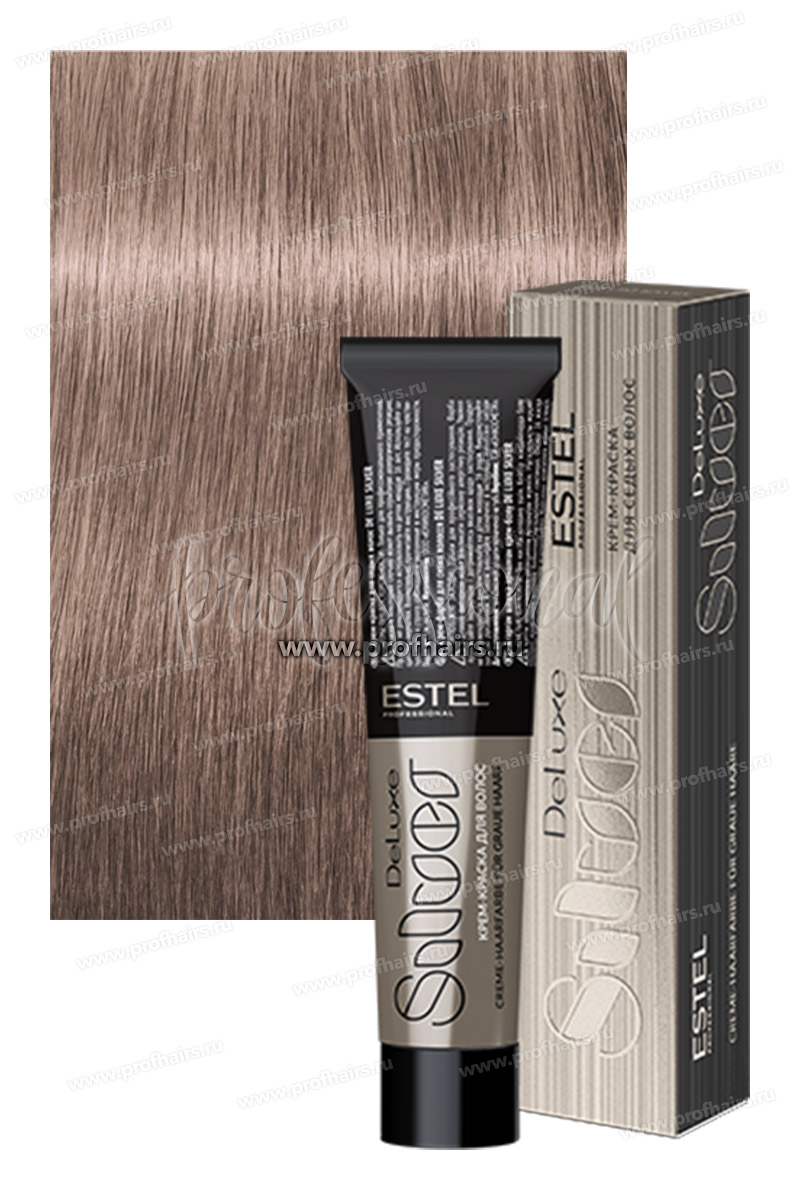 Estel De Luxe Silver 9/76 Блондин коричнево-фиолетовый Крем-краска для седых волос 60 мл.