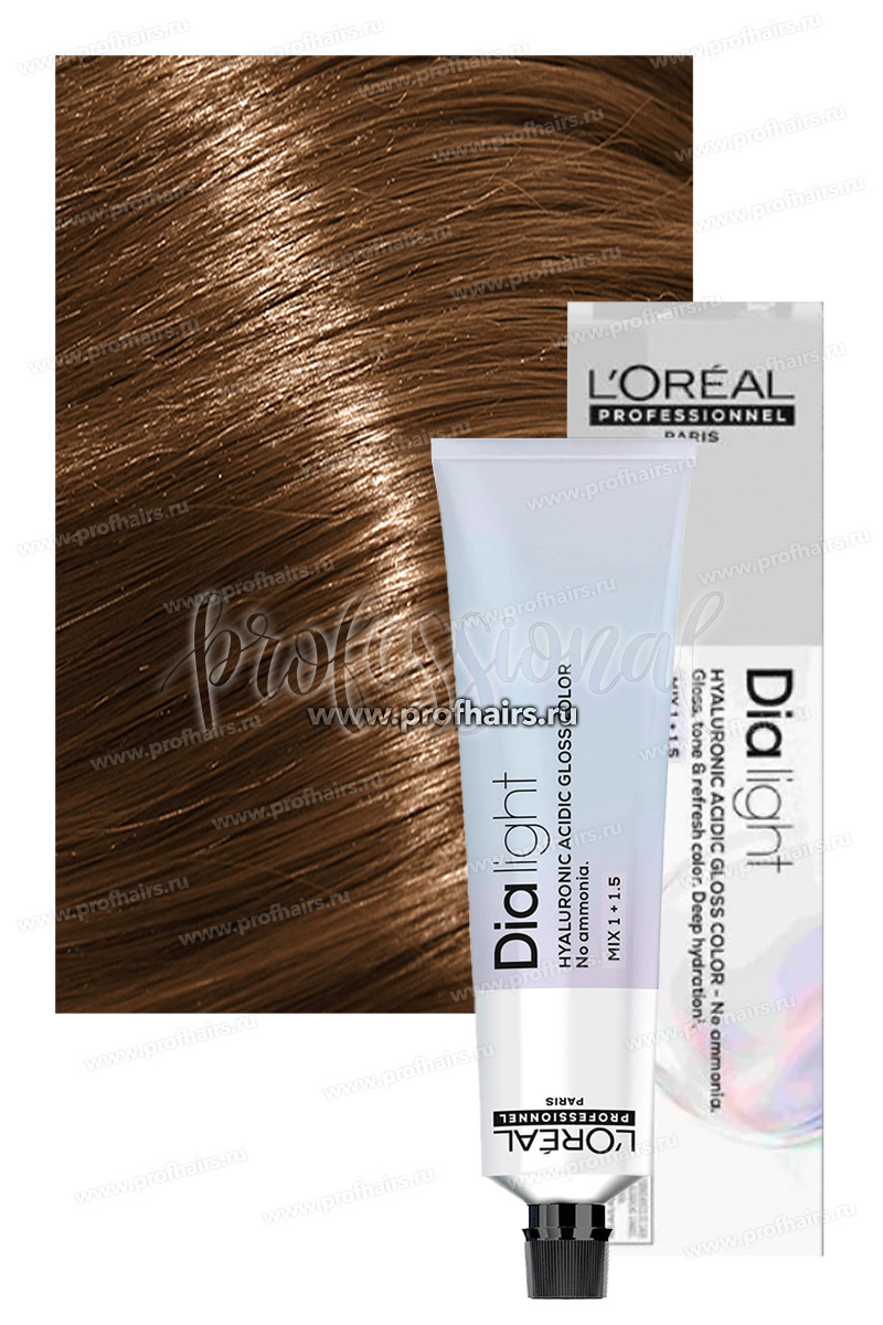 L'Oreal Dia Light Краска для волос 6 Темный блондин 60 мл.