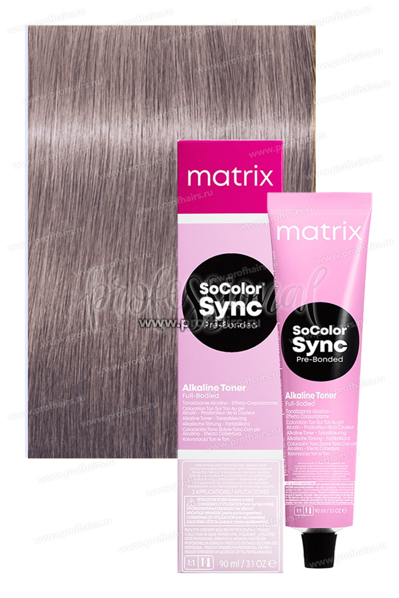 Matrix SoColor Sync Pre-Bonded 10P Очень-очень светлый блондин жемчужный 90 мл.
