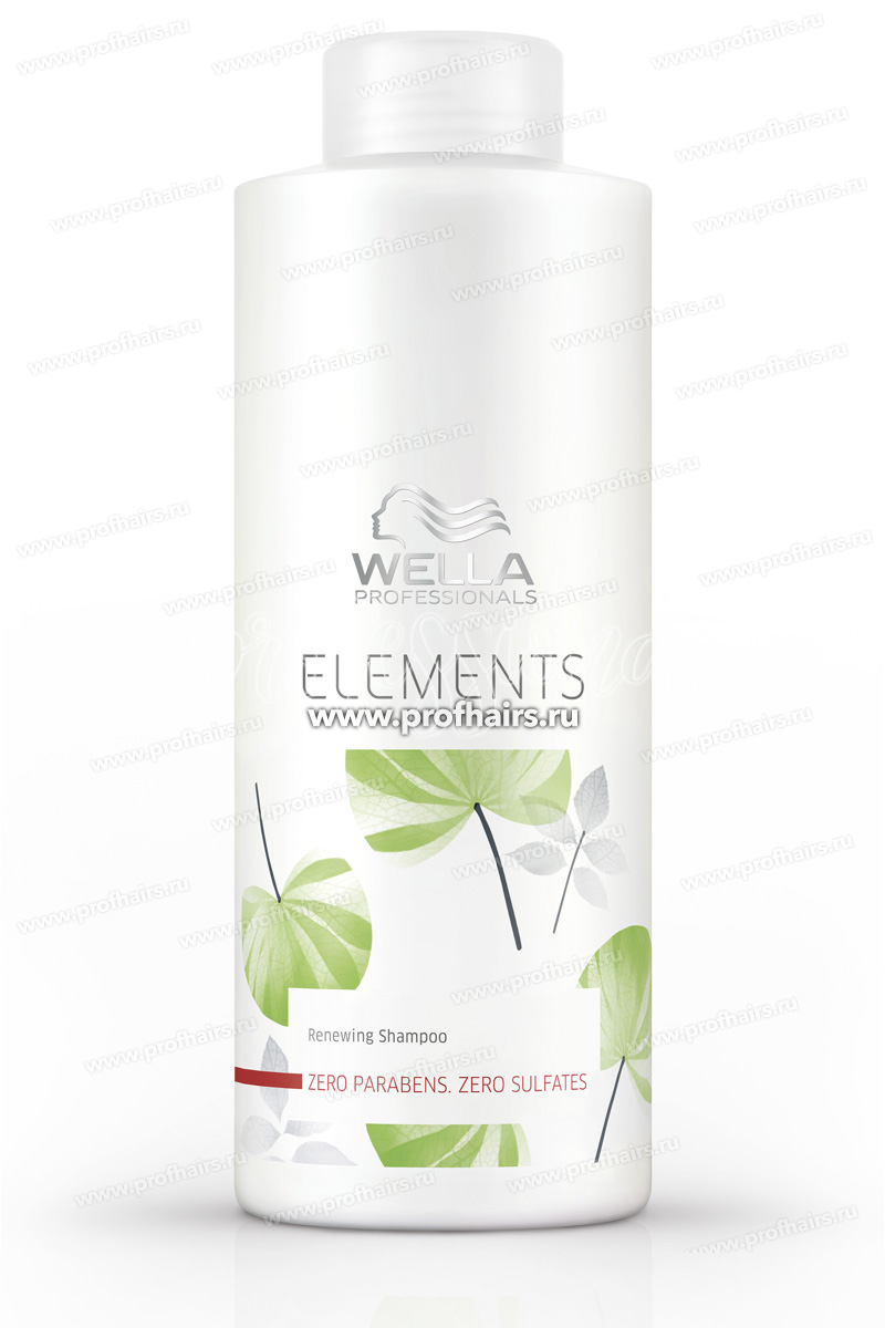 Wella Elements Renewing Shampoo Обновляющий шампунь без сульфатов 1000 мл.