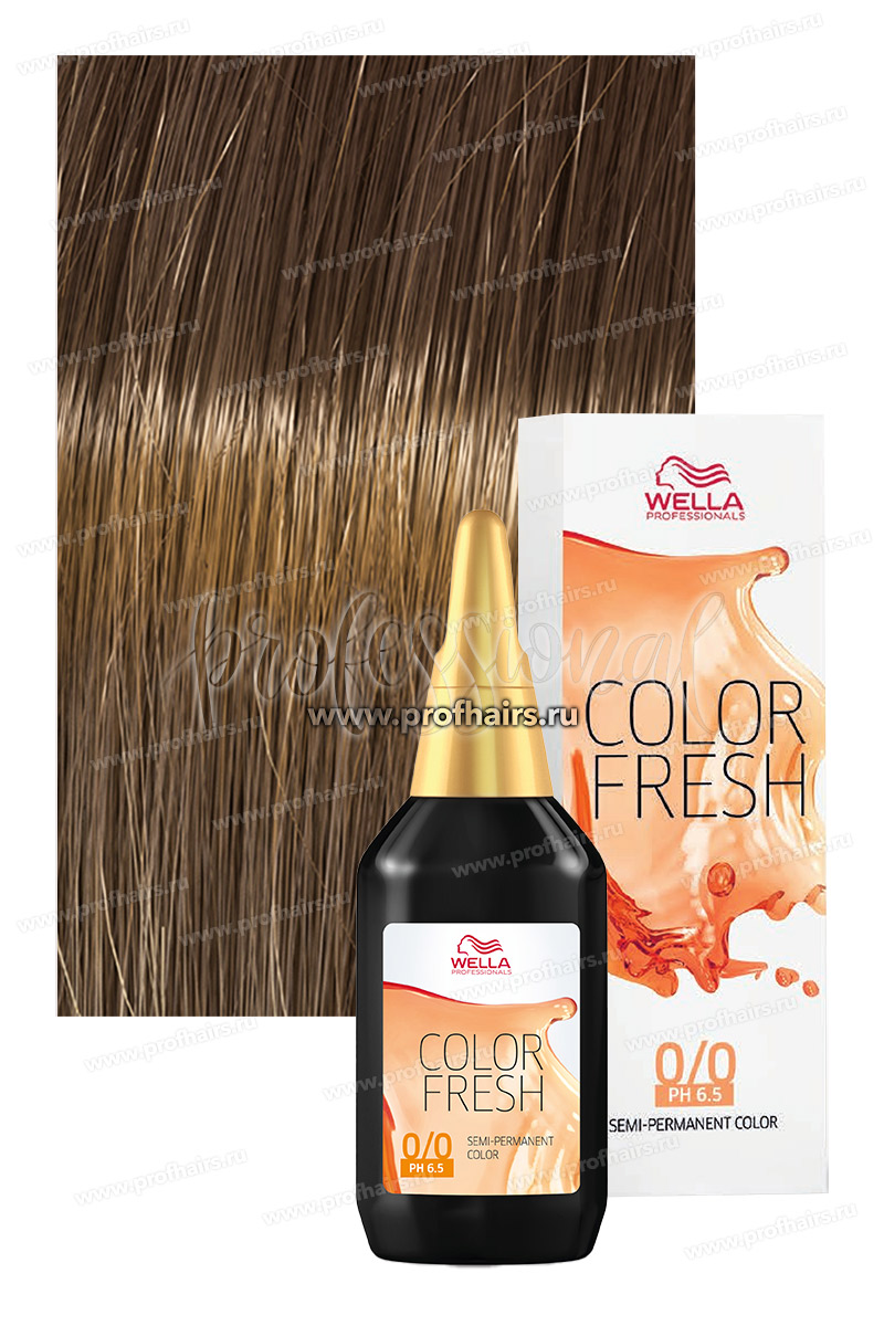 Wella Color Fresh оттеночная краска 6/7 Шоколадно-коричневый 75 мл.