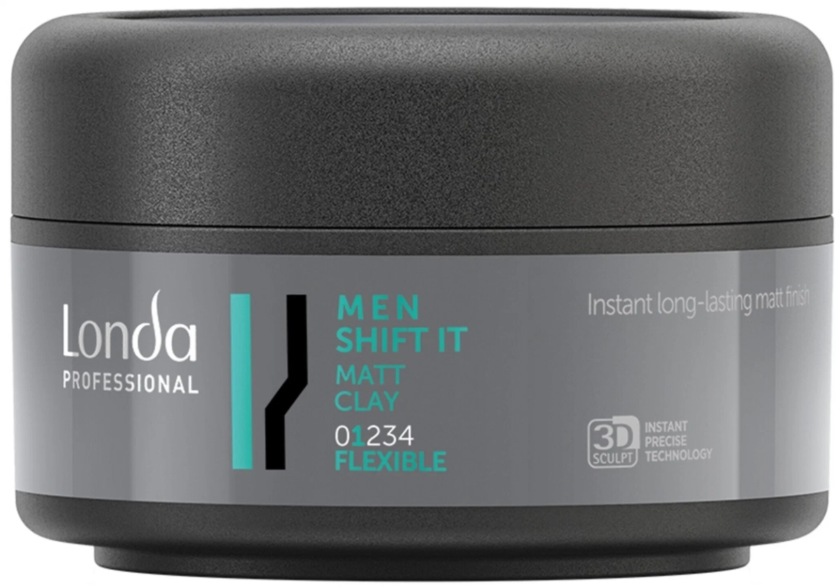Londa Стайлинг Shift It Матовая глина для волос нормальной фиксации 75 мл.