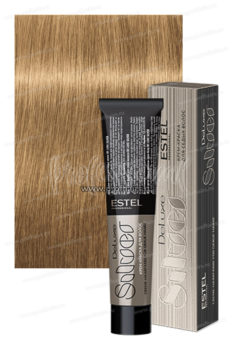 Estel De Luxe Silver 9/74 Блондин коричнево-медный Крем-краска для седых волос 60 мл.