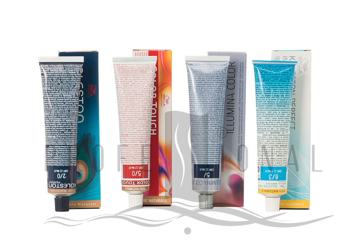 Wella Illumina
			Color, Wella Koleston Perfect, Wella Color Touch, Wella Koleston Perfect Innosense